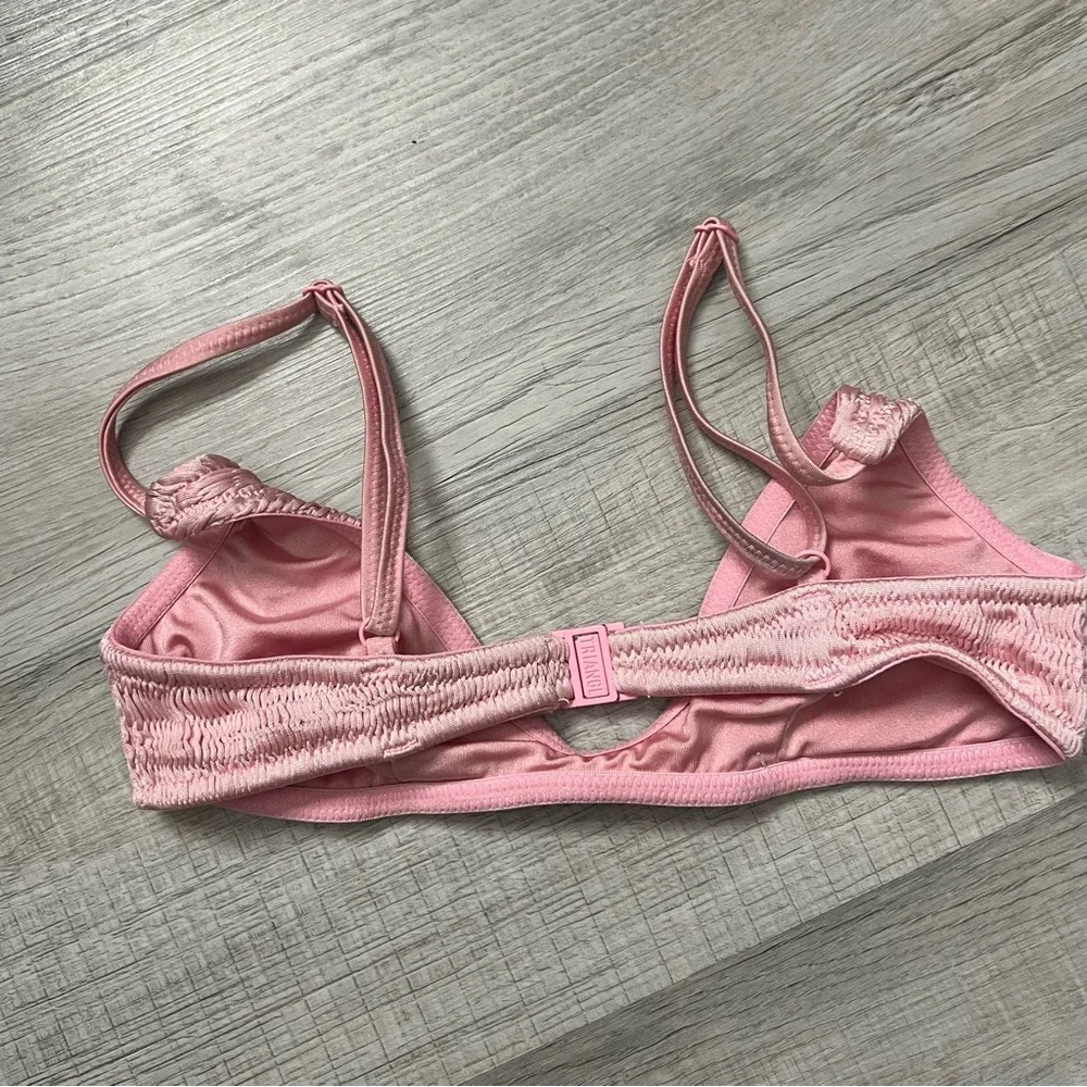 TRIANGL Bikini Maia Top Pink Textured Small - Picture 4 of 9